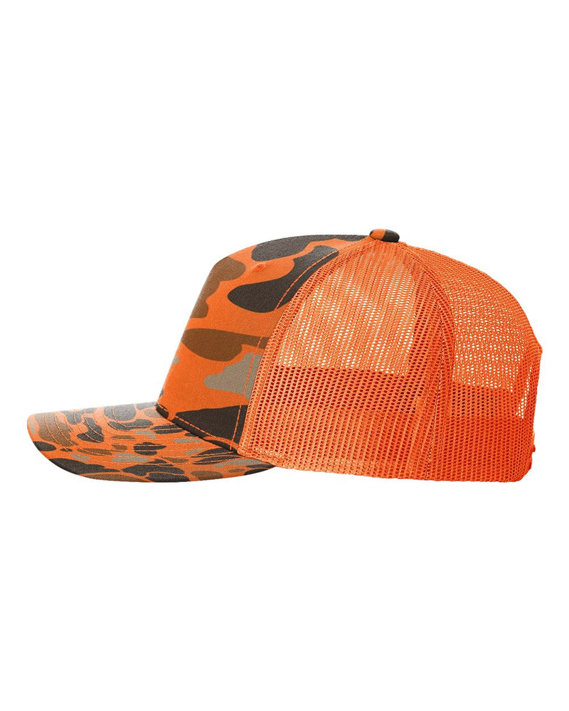 Richardson Five-Panel Printed Trucker Cap - 112PFP