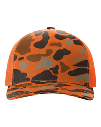 Richardson Five-Panel Printed Trucker Cap - 112PFP