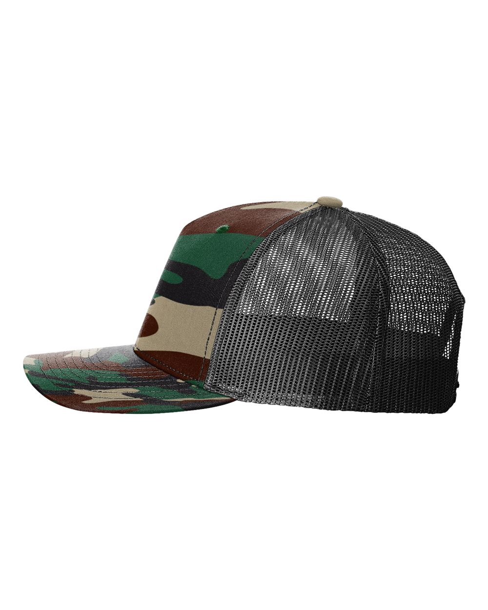 Richardson Five-Panel Printed Trucker Cap - 112PFP