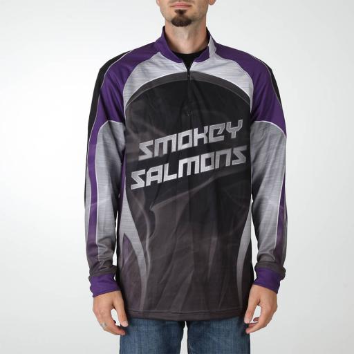 SMOKE - MEN'S 1/4 ZIP LS  - J519