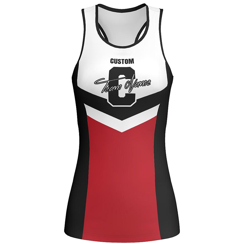 MOVE U Chevron Custom Racerback Fitted Tank - VP1884M