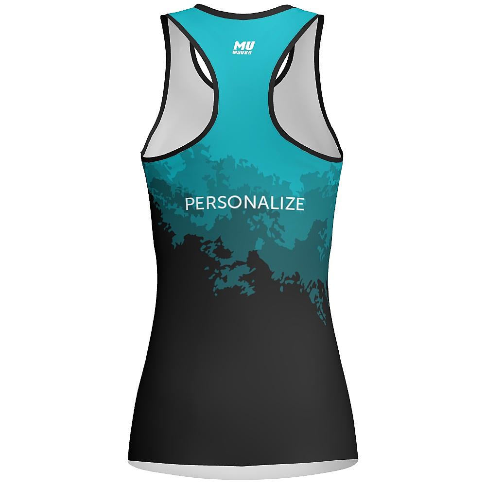 MOVE U Watercolor Custom Racerback Cheer Tank Top - VP1810M