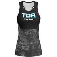 MOVE U Collision Custom Racerback Dance Tank Top