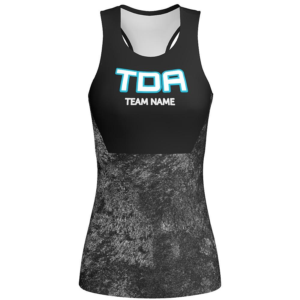 MOVE U Collision Custom Racerback Dance Tank Top