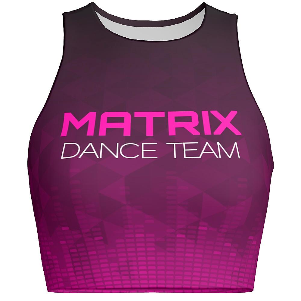MOVE U Matrix Custom Dance Crop Top