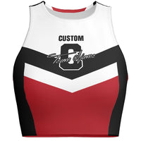 MOVE U Chevron Custom Dance Crop Top