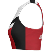 MOVE U Chevron Custom Dance Crop Top