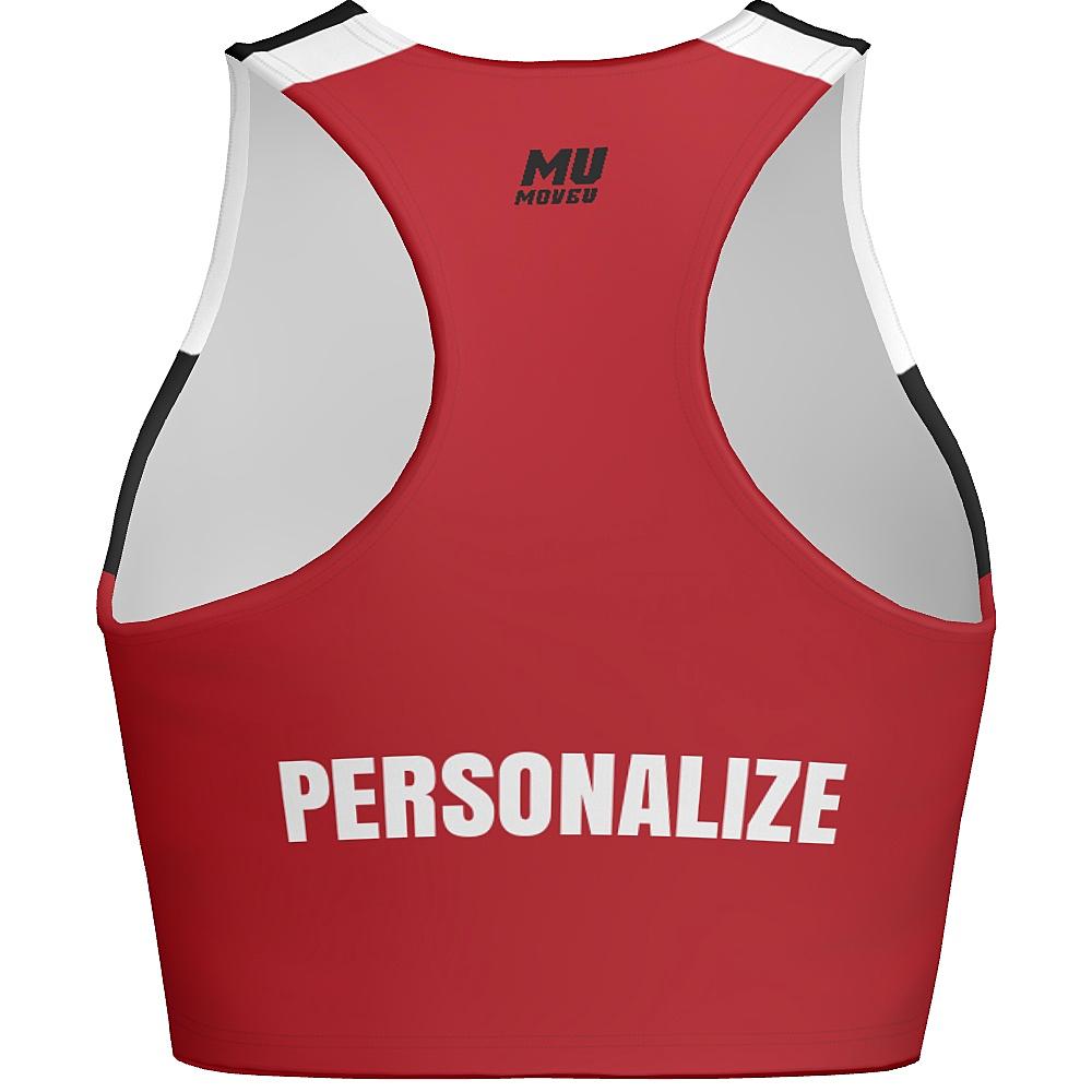 MOVE U Chevron Custom Dance Crop Top