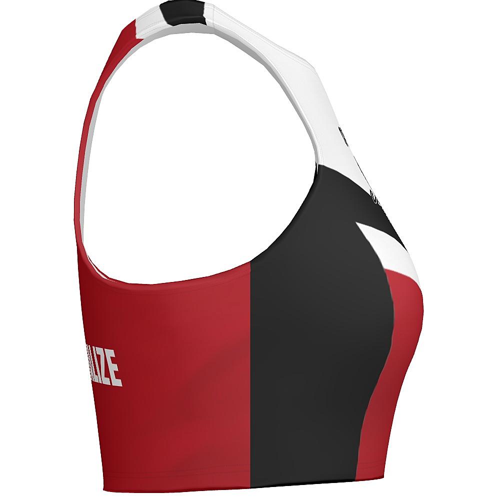 MOVE U Chevron Custom Dance Crop Top