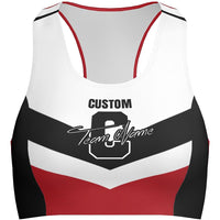 MOVE U Chevron Custom Dance Bra Top