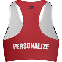 MOVE U Chevron Custom Dance Bra Top