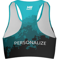MOVE U Watercolor Custom Bra Top