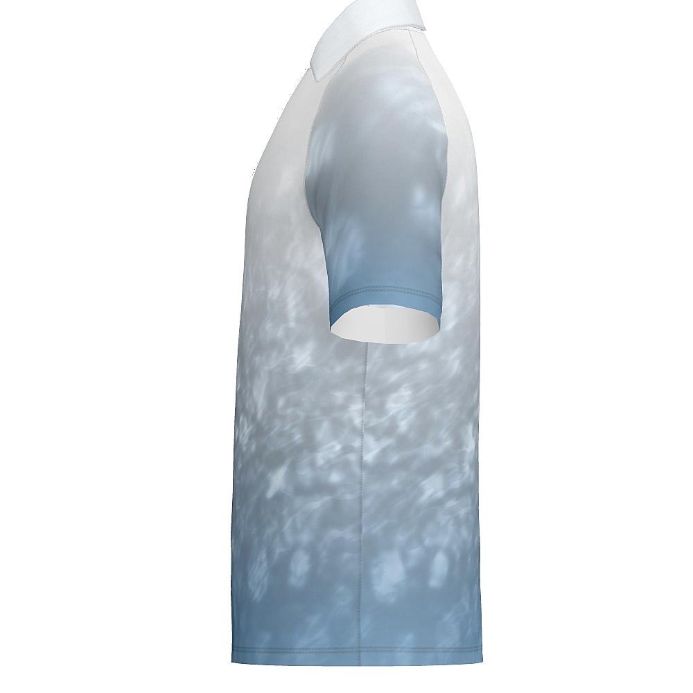 PEBBLE - Mens Short Sleeve Zipped Polo - PR044