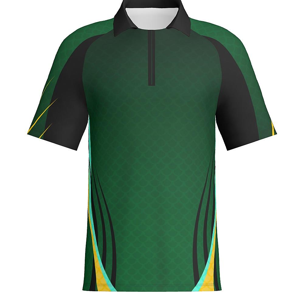 FISHBONE - Mens Short Sleeve Zipped Polo - PR044