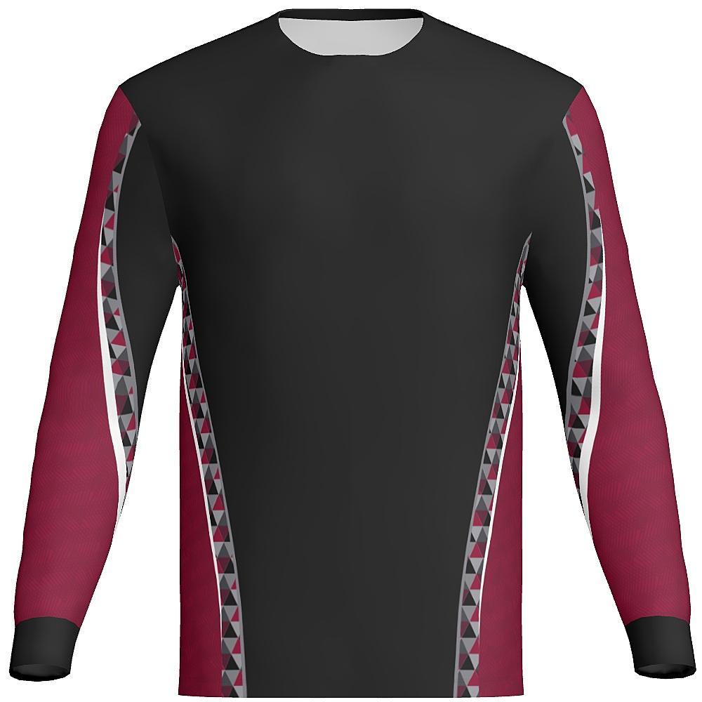 PATTERNED - MEN'S CREW LS  - PR066