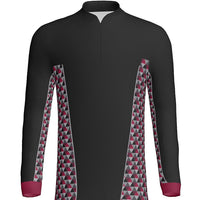 PATTERNED - MEN'S FULL ZIP COLLAR JACKET - PR092