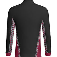 PATTERNED - MEN'S FULL ZIP COLLAR JACKET - PR092