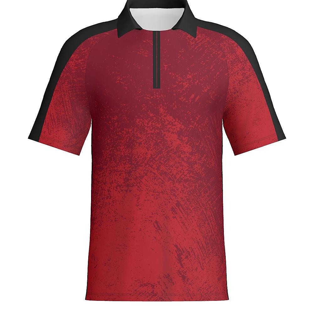 SCRAPER - Mens Short Sleeve Zipped Polo - PR110