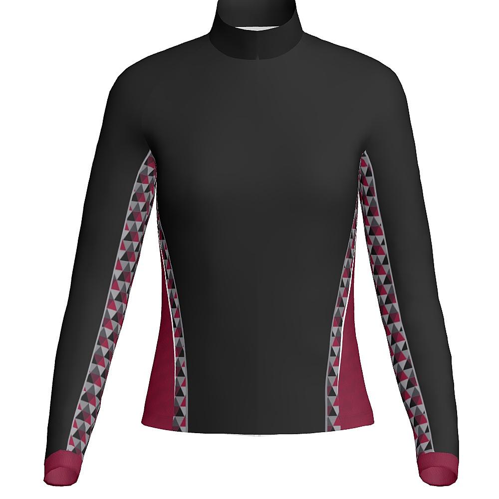 PATTERNED - WOMEN'S FULL ZIP COLLAR JACKET - PR174