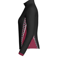 PATTERNED - WOMEN'S FULL ZIP COLLAR JACKET - PR174