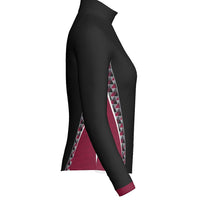 PATTERNED - WOMEN'S FULL ZIP COLLAR JACKET - PR174