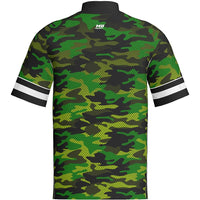 CAMO - J517 Standup Collared Short Sleeve Quarter Zip - Regular