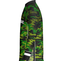 CAMO - J519 Standup Collared Long Sleeve Quarter Zip - Regular