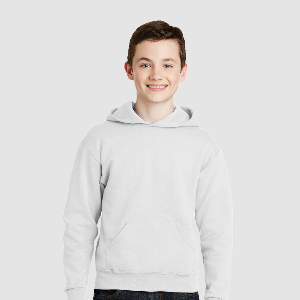 Jerzees NuBlend Youth Hooded Sweatshirt - 996YR-The Teehive