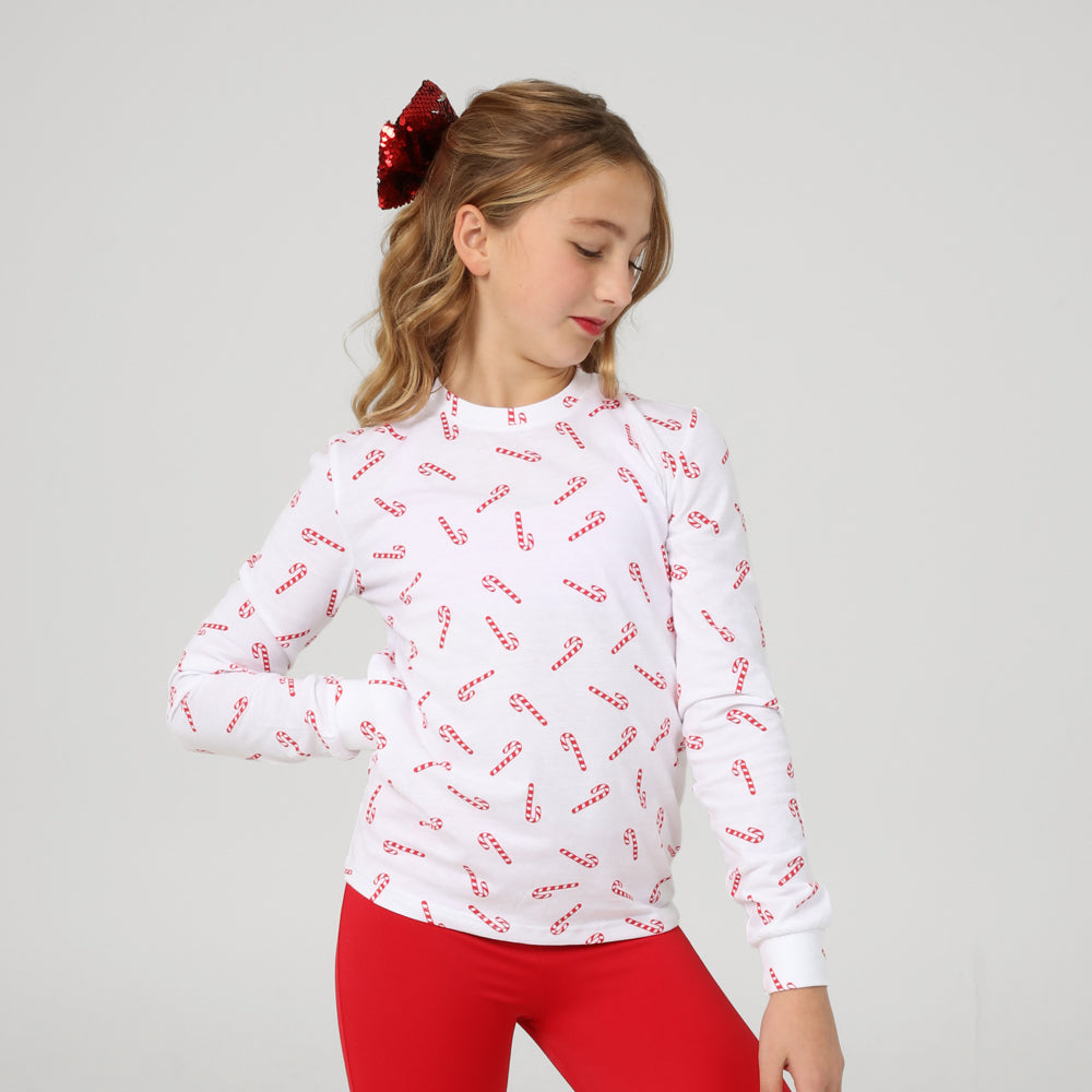 MU6050 - Candy Cane Long Sleeve Shirt