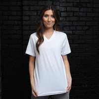 Canvas - Unisex Short Sleeve V-Neck Jersey T-Shirt - 3005-The Teehive