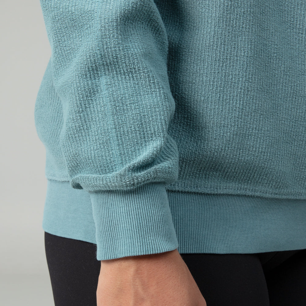 Corded Crewneck Pullover - TH2219