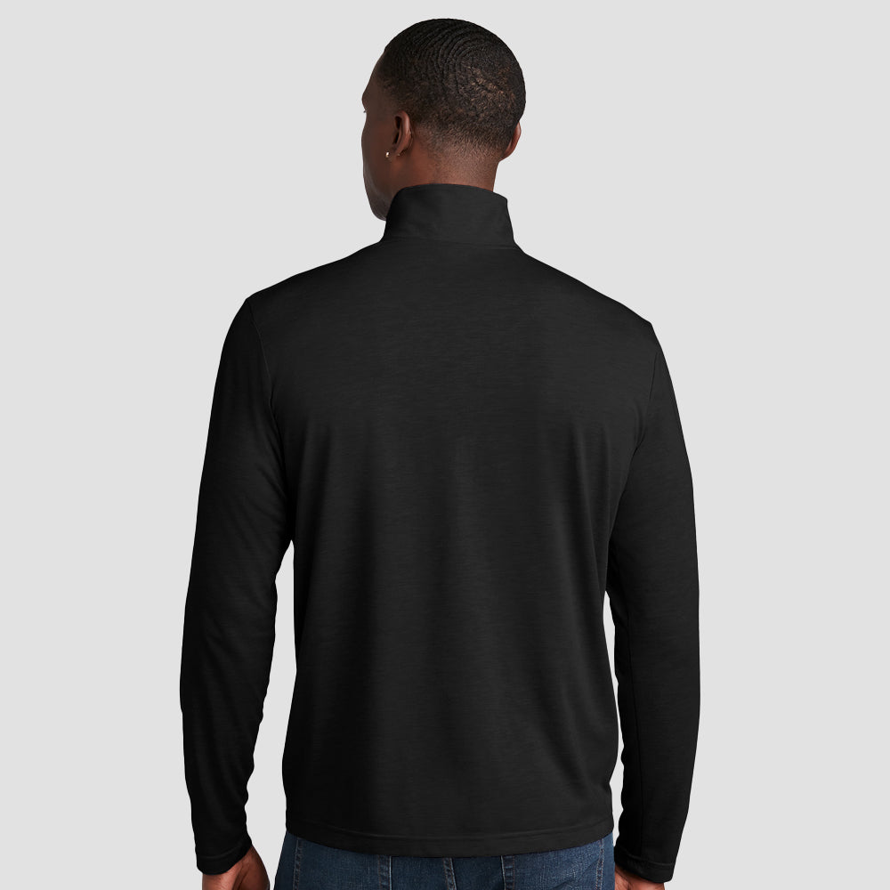 Sport-Tek ® PosiCharge ® Tri-Blend Wicking 1/4-Zip Pullover - ST407 (Trapshooting)-The Teehive
