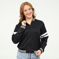 Bomber Track Jacket - MU6005-The Teehive