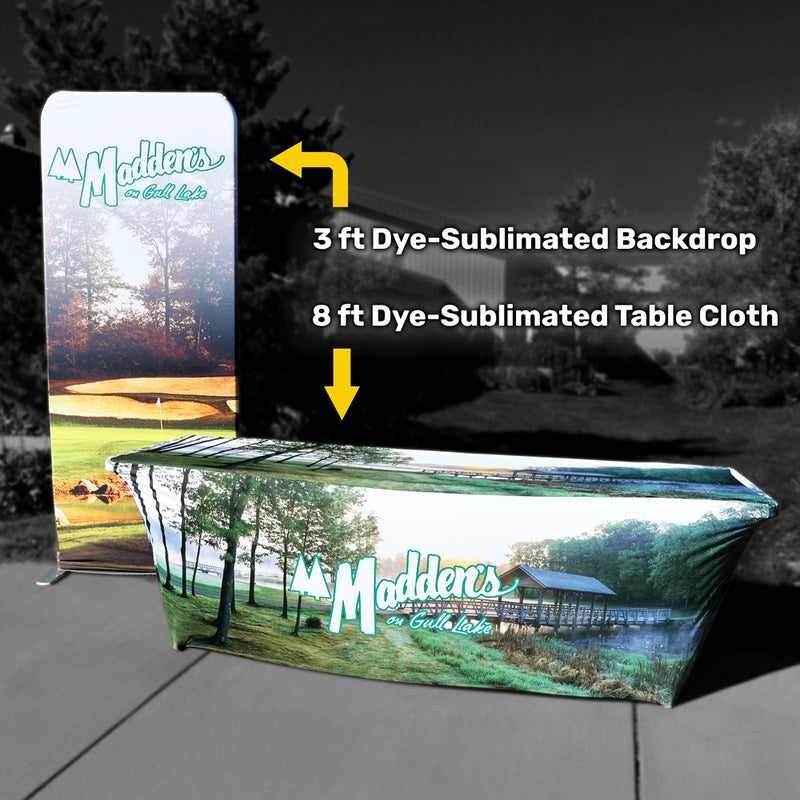 3 FT Dye-Sublimated Backdrop - TH015