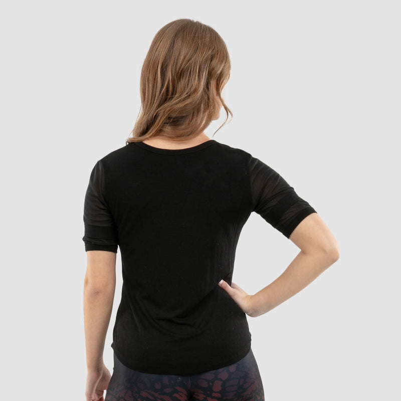 Mesh Sleeve Shirt - MU6032-The Teehive
