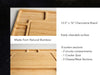 Personalized Bamboo Cheese Board 16.1"x12.6"x0.8" - MY3-5058-The Teehive