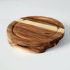Acacia Round Cheese Board: Box of 10-The Teehive