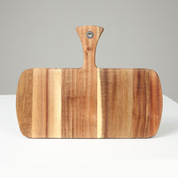Acacia cutting board with handle: Box of 10-The Teehive