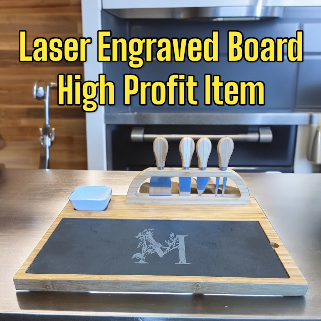 Wholesale Slate Cheese Board: Box of 4-The Teehive