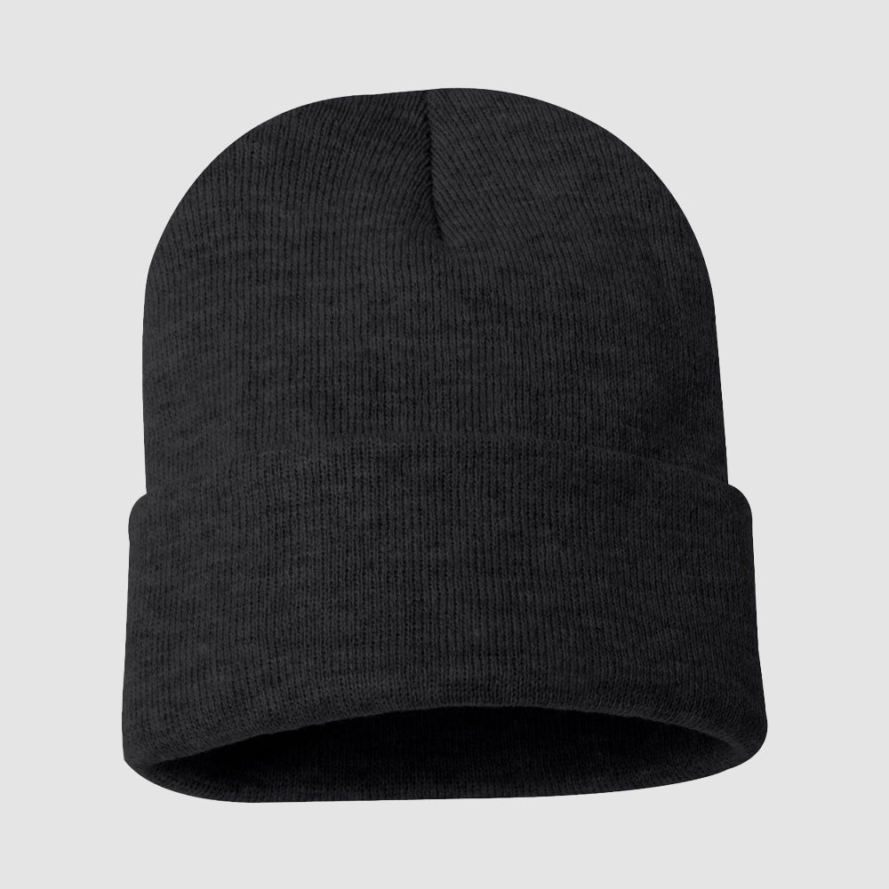 Sportsman - Solid 12" Cuffed Beanie - SP12-The Teehive