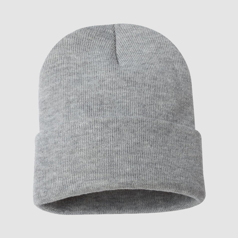 Sportsman - Solid 12" Cuffed Beanie - SP12-The Teehive
