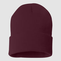 Sportsman - Solid 12" Cuffed Beanie - SP12-The Teehive