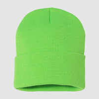 Sportsman - Solid 12" Cuffed Beanie - SP12-The Teehive