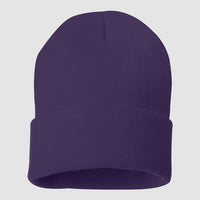 Sportsman - Solid 12" Cuffed Beanie - SP12-The Teehive
