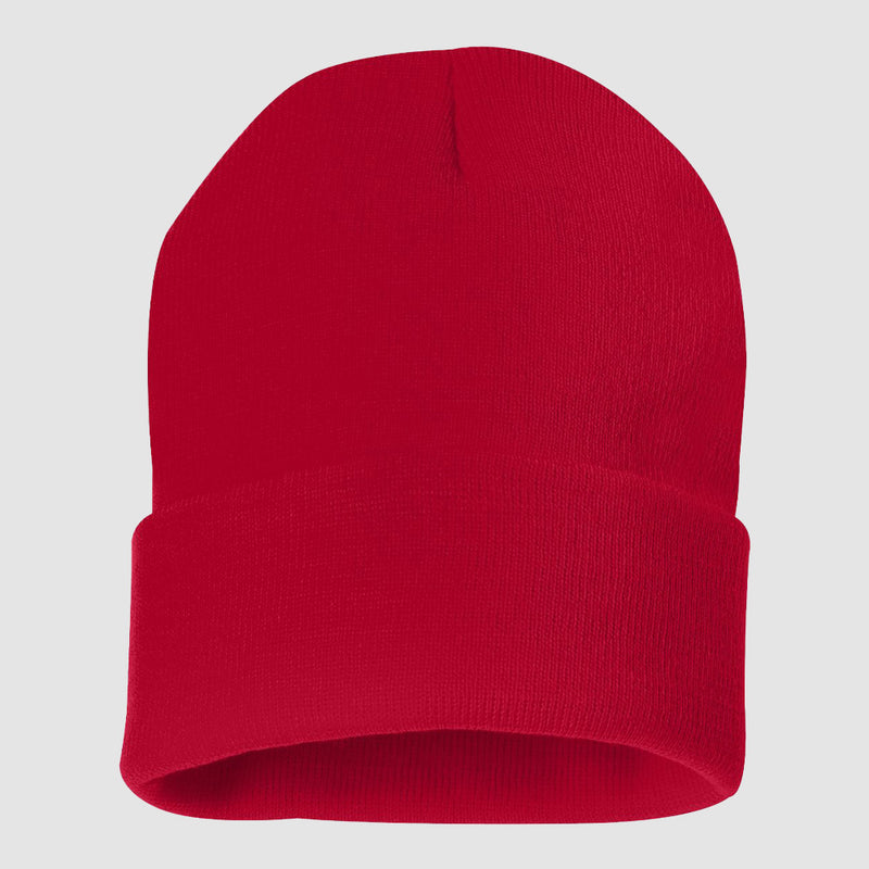 Sportsman - Solid 12" Cuffed Beanie - SP12-The Teehive