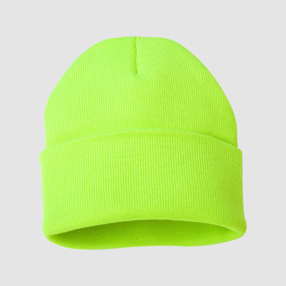 Sportsman - Solid 12" Cuffed Beanie - SP12-The Teehive