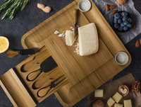 Personalized Bamboo Charcuterie Board L13"xW13" - MY3-5052-The Teehive