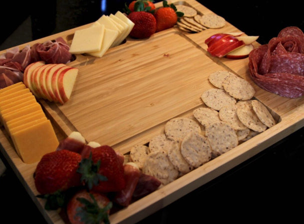 Accessories - Personalized Bamboo Charcuterie Board 16"x12.5" - MY3-5054