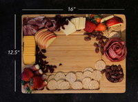 Personalized Bamboo Charcuterie Board 16"x12.5" - MY3-5054-The Teehive