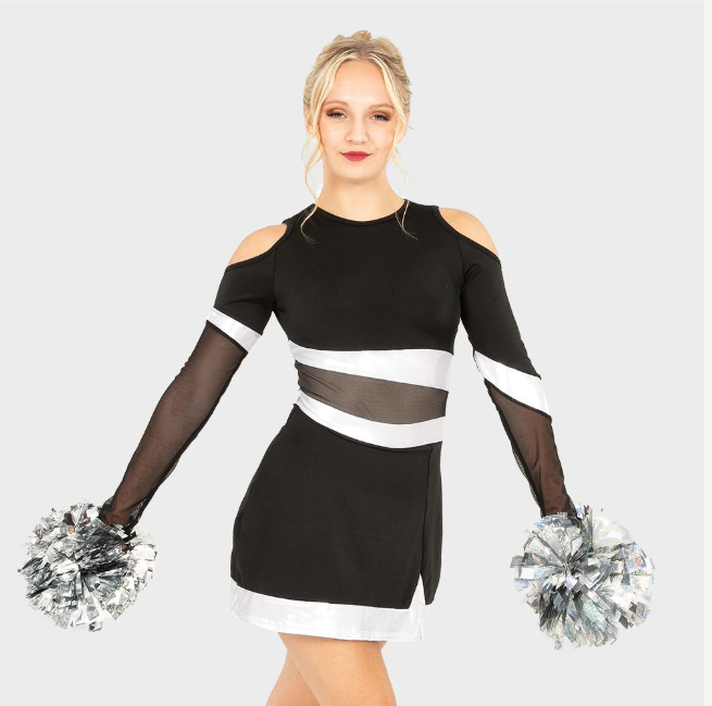 Asymmetrical All Star Cheer Skort Dress - AC6589TH-The Teehive